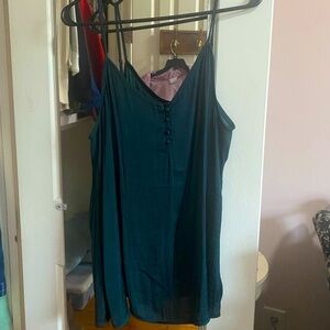 Green camisole